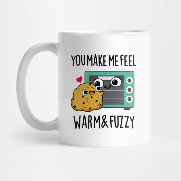You Make Me Feel Warm And Fuzzy Cute Oven Pun by punnybone